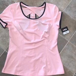 Fila sport cut out shirt